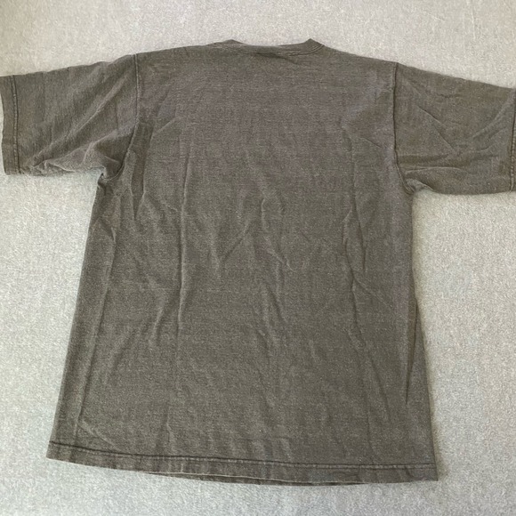 Vintage 90s New York City Shirt Men Medium Manhattan Skyline Art USA Twin Towers - Picture 6 of 13